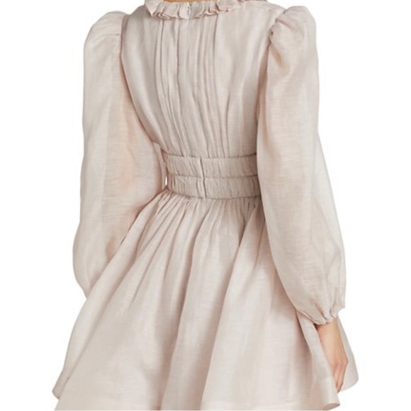 Zimmermann Rhythmic Frill V-Neck Minidress NWT - Picture 6 of 8